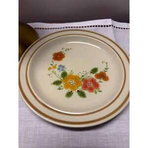 Vintage Sweet Flowers‎ Stoneware Plates- Set of 2